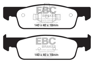 EBC 2016-2017 Smart Fortwo 0.9L Turbo Greenstuff Front Brake Pads