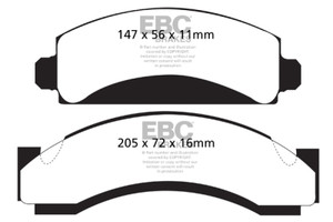 EBC 74-80 Chevrolet C30 (JB8) Yellowstuff Front Brake Pads