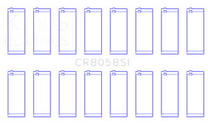 King Engine Bearings Ford 6.2L V8 (Size +.25) Connecting Rod Bearing Set (Set of 8)