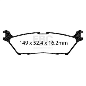 EBC 2021+ Ford F-150 2WD/4WD 2.7TT/3.5TT Yellowstuff Rear Brake Pads