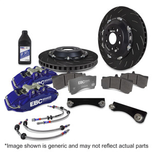 EBC Racing 00-06 BMW M3 (E46) Blue Apollo-6 Calipers 355mm Rotors Front Big Brake Kit