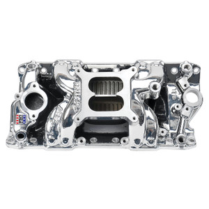 Performer RPM AIR-Gap Small Block Chevy Endurashine Intake Manifold (75014)