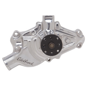 Water Pump for Small-Block 1971-82 Corvettes in Polished Finish (Short) (8822)