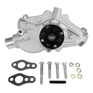 Water Pump for Small-Block 1984-91 350 c.i.d. Corvettes in Satin Finish (Short) (88150)