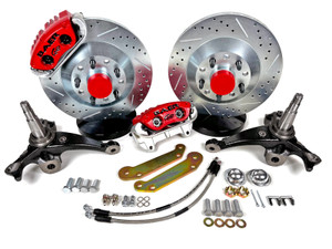 Baer Brakes 78-88 GM Malibu/El Camino/Monte Carlo/Regal 13in Classic Series Front Brake Kit - Red