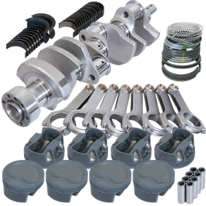 Eagle Chevy LT1 350 1Pc 3.750in Crank 6.000in H-Beam -16cc Inv Dome 4.040in Piston Rotating Assembly