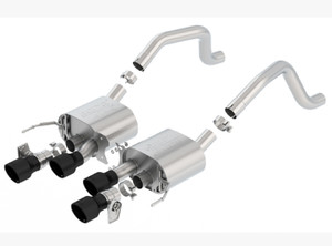 Borla 2015+ Chevy Corvette C7 Z06 6.2L Axle Back ATAK Exhaust Black Quad Tips w/o AFM w/ NPP