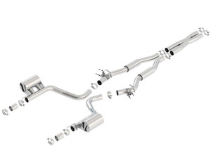 Borla 2015 Dodge Challenger Hellcat 6.2L V8 S-TYPE Catback Exhaust No Tips Factory Valance