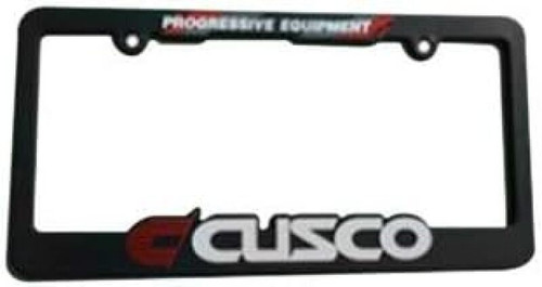 Cusco License Plate Frame Black USDM Spec Limited