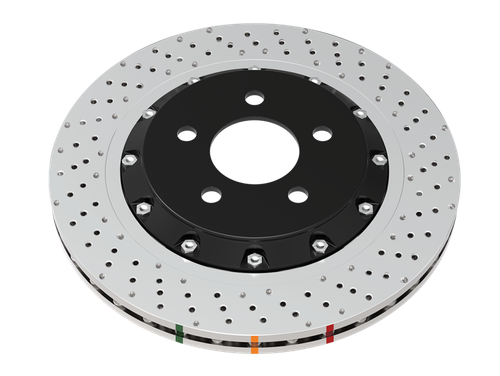 DBA 2020+ Chevrolet Corvette C8 Z51 Rear Cross Drilled 5000 Series Rotor