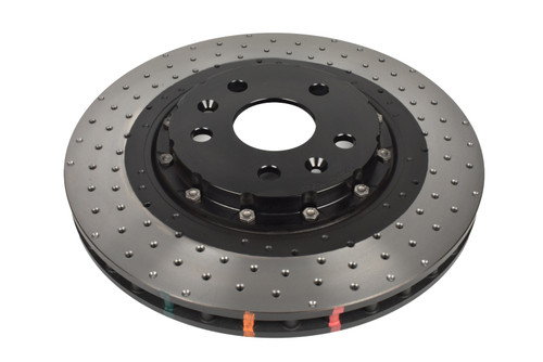 DBA 2020+ Chevrolet Corvette C8 Z51 Front 2-Piece Cross Drilled 5000 Series Rotor
