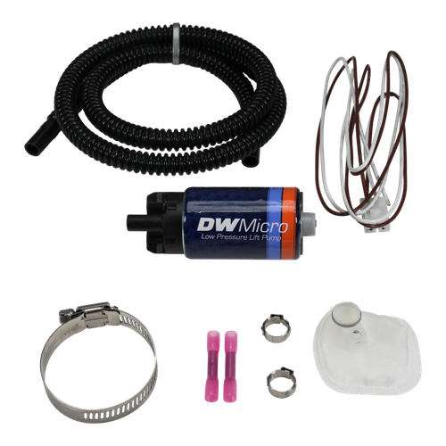 DeatschWerks DW Micro Series 210lph Low Pressure Lift Fuel Pump w/ Universal Install Kit