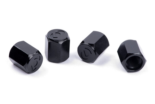 Dinan Valve Stem Caps - Black (Set of 4)