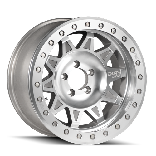 Dirty Life 9302 Roadkill Race 17x9 / 5x127 BP / -14mm Offset / 71.5mm Hub Machined Wheel - Beadlock