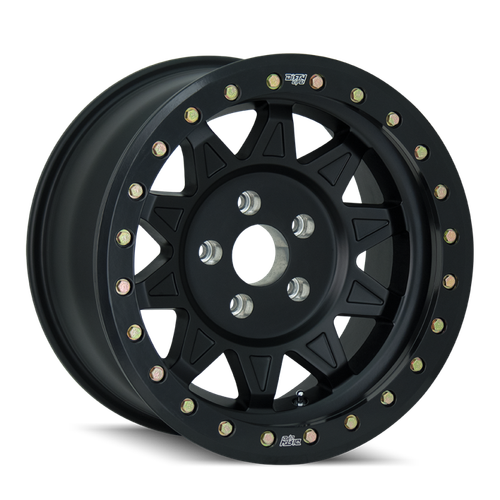 Dirty Life 9302 Roadkill 17x9/5x127 BP/-38mm Offset/71.5mm Hub Matte Black Wheel - Beadlock