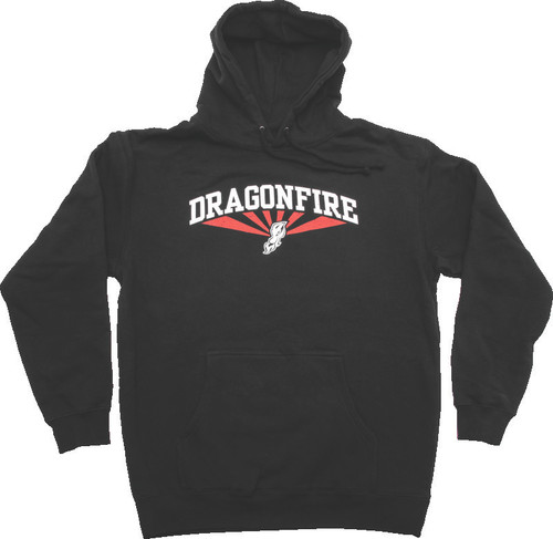 DragonFire Racing Dfr Az Hoodie Blk/Rd 2Xl