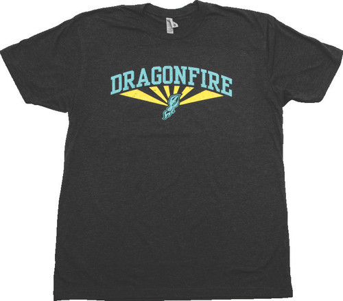 DragonFire Racing Dfr Az Tee Teal/Hi-Vis Lg