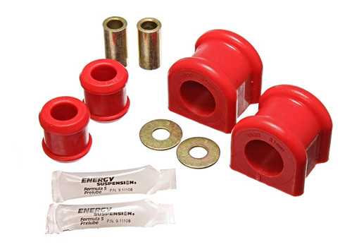 Energy Suspension 07-11 Jeep Wrangler JK Red Front 31mm Sway Bar and End Link Bushing Set