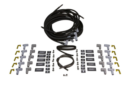 Fast Wire Set, Firewire W/ Sleeve, 8 Cyl., 90 Degree Plug, Universal