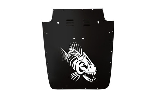 Fishbone Offroad 13-18 Jeep Wrangler JK Hood Louver - Black