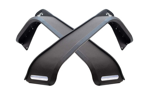 Fishbone Offroad 2018+ Jeep Wrangler JL/JLU/2020+ Gladiator JT Alum Front Fender Flares - Black