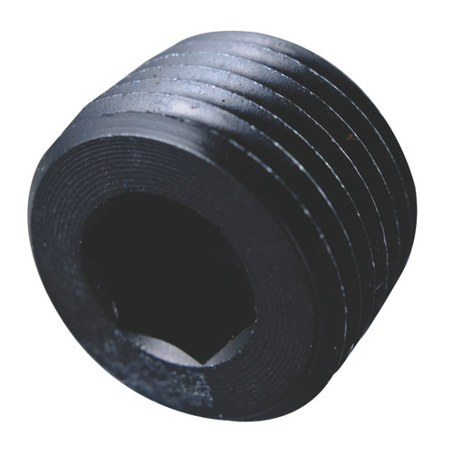 Fragola 1in NPT Pipe Plug Internal Black