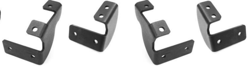 Go Rhino 2024 Toyota Tacoma DC 4dr Brackets for Dominator Extreme SideSteps - Tex. Blk