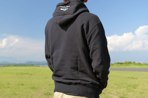 HKS Hoodie Super Racing Black L
