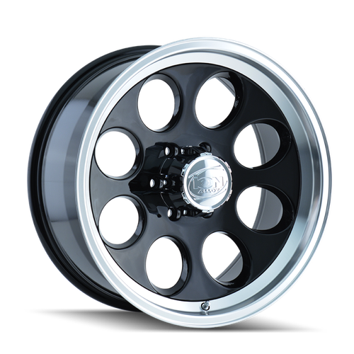 ION Type 171 17x9 / 5x139.7 BP / 0mm Offset / 108mm Hub Black/Machined Wheel