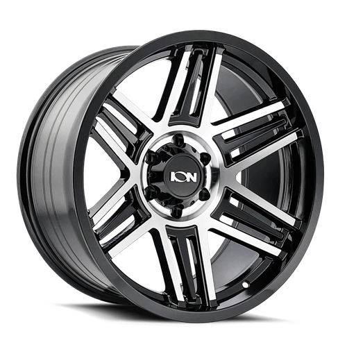 ION Type 147 17x9 / 5x127 BP / 0mm Offset / 78.1mm Hub Black/Machined Wheel