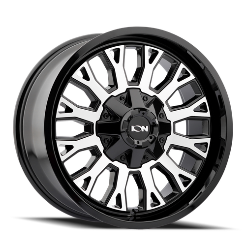 ION Type 152 20x9 / 8x180 BP / 0mm Offset / 124.1mm Hub Black/Machined Wheel