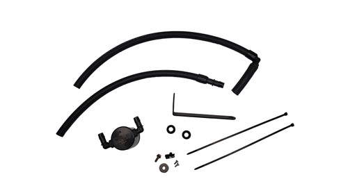 J&L 22-25 Subaru BRZ/GR86 2.4L Passenger Side Oil Separator 3.0 - Black Anodized