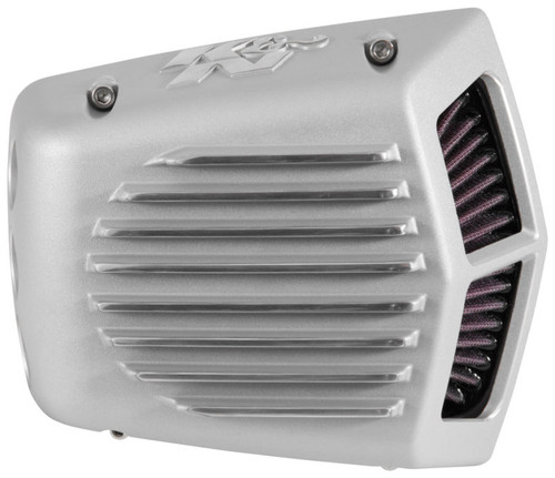 K&N Street Metal Intake System 08-16 Harley-Davidson Shaker Silver H/D Touring Models