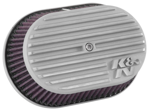 K&N Street Metal Intake System Side Draft Dyna/Softail Silver Intake System-Harley-Davidson