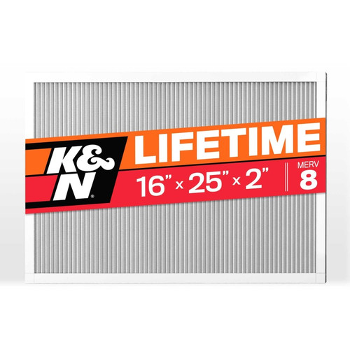 K&N HVAC Filter 16 X 25 X 2 Merv 8
