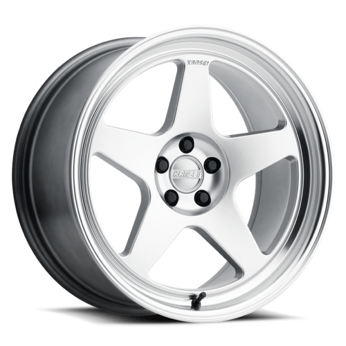 Kansei K12H KNP 17x8in / 5x120 BP / 35mm Offset / 72.56mm  Bore - Hyper Silver