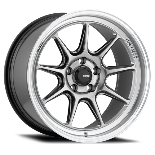 Konig Countergram 19x8.5 5x112 ET43 Hyper Chrome / Machined Lip