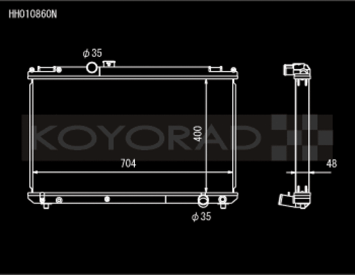 Koyo 96-00 Toyota Chaser JZX100 2.5L Inline 6 Turbo w/ Manual Trans Radiator