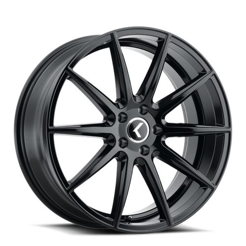 Kraze KR194 Cosmos 18x8 / 5x114.3 BP / 40mm Offset / 72.62mm Hub Gloss Black Wheel