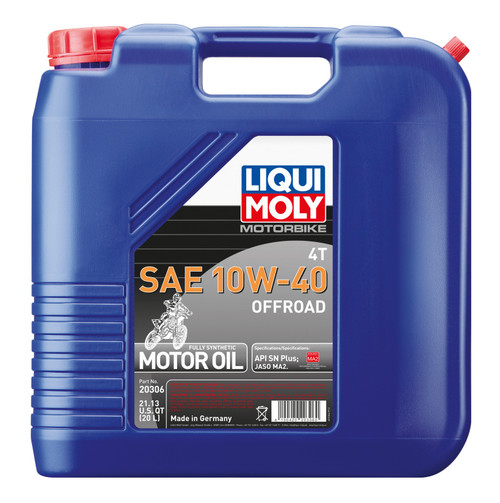 LIQUI MOLY 20L Motorbike 4T SAE 10W40 Offroad