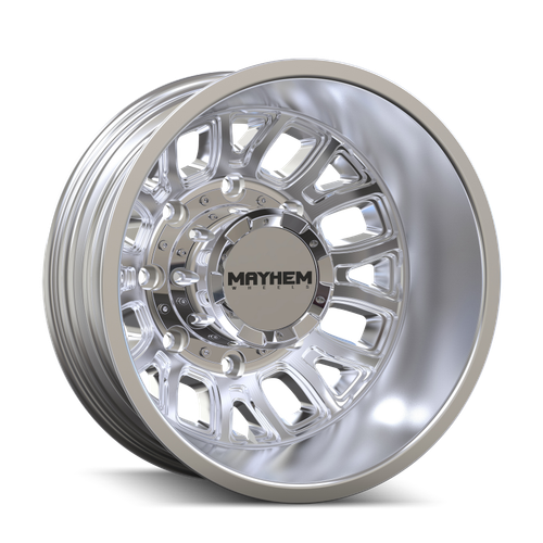 Mayhem 8107D Cogent Dually 17x6.5 8x210 BP -142mm Offset 154.2mm Bore Polished Wheel