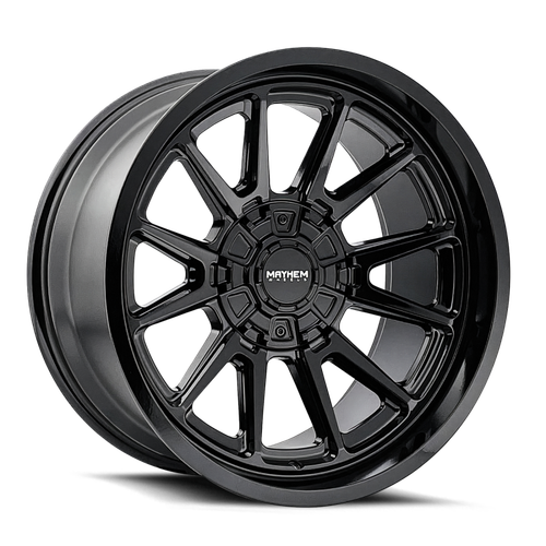 Mayhem 8116 Intrepid 18x9 / 5x127/5x139.7 BP / -12mm Offset / 87mm Hub Gloss Black Wheel