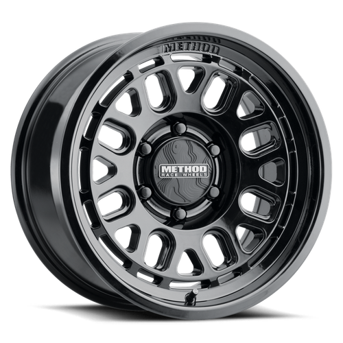 Method MR321 17x8.5 +25mm Offset 6x5.5 BP 106.25mm CB Gloss Black Wheel