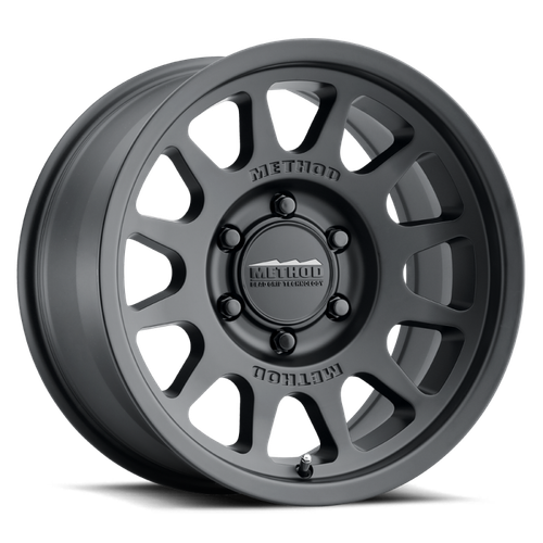 Method MR703 17x8.5 +25mm Offset 6x135 87mm CB Matte Black Wheel