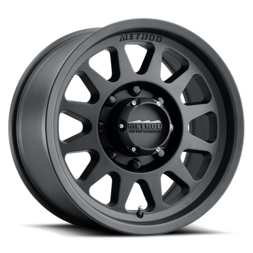 Method MR704 HD 17x9 18mm Offset 8x170 130.81mm CB Matte Black Wheel