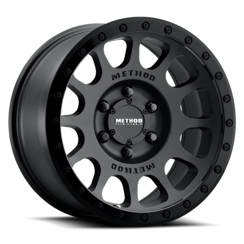Method MR305 NV 17x8.5 0mm Offset 5x150 116.5mm CB Matte-Gloss Black Wheel