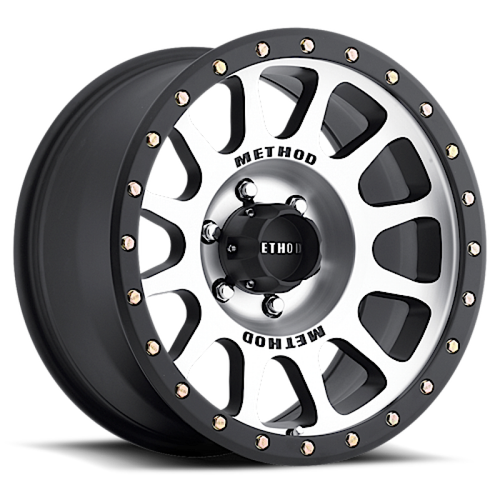 Method MR305 NV 17x8.5 25mm Offset 6x5.5 108mm CB Machined/Black Street Loc Wheel