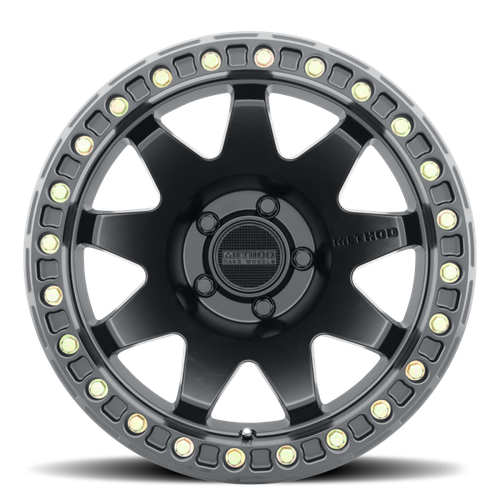 Method MR108 17x9 -44mm Offset 8x170 130.81mm CB Matte Black w/BH-H24 Wheel