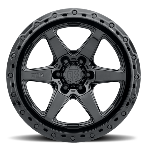 MTX Spitfire 6 Gloss Black 20x10in / 6x139.7 BP / -18mm Offset / 106.1mm Bore