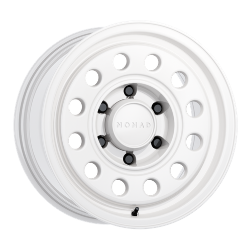 Nomad N501SA Convoy 16x8in / 6x139.7 BP / -10mm Offset / 106.1mm Bore - Gloss White Wheel